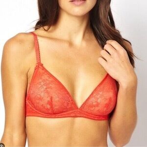 NWT Stella McCartney Gwyneth Gazing Lace See Through Under Wired Bras Size 36C